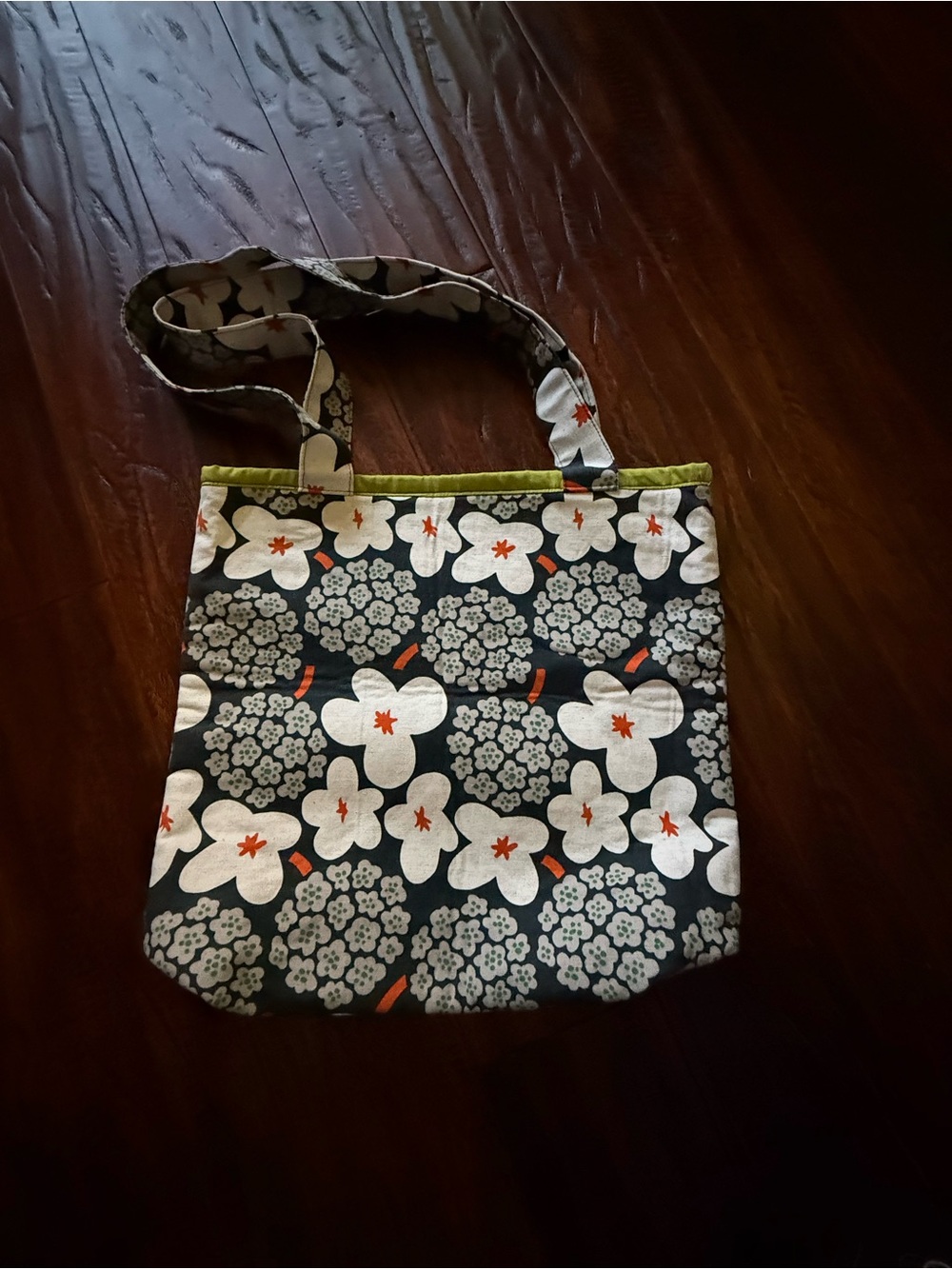 Handmade Japanese Floral Reversible Tote Bag – Fabric from Japan